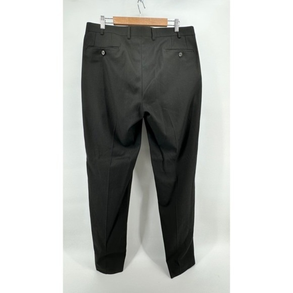Lauren‎ Ralph Lauren Mens Black Dress Pants Flat Front Classic Fit Size 36x34 - Picture 3 of 10